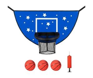 Panier De Basket Trampoline - Accessoire Trampoline | 37,8 Pouces Basket pour Tram? | Ensemble Complet De Basketball pour Jeu Actif en Intérieur Et Extérieur, Durable Et Amusant