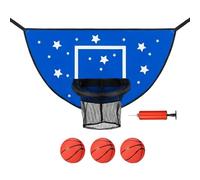 Panier de Basket - Trampoline réglable en PVC | Cerceau Amusant avec Pompe à air de 37,8 Pouces - Garçons Filles Sports Fête d'anniversaire pour la Maison, l'école, la Cour, la pelouse, Les Je