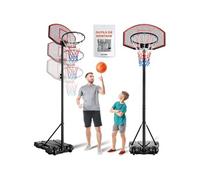 Tectake Panier De Basketball Sur Pied Harlem Noir