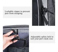 Panier De Bicyclette pour Les Chiens - Siège Canin Respirant pour Vélo - Sac de Transport Léger à Fixation Facile pour Voyage Montagne Jardin Camping et Courses