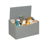 Panier de blaireau Bench Top Boîte à jouets, gris