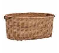 vidaXL Panier à bois de chauffage avec poignées de transport 78x54x34 cm