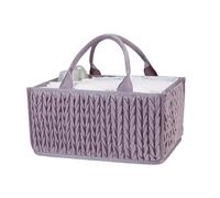Panier de caddy à couches portables, paniers d'organisateurs pour bébés, organisateurs d'équipements pour bébés, stockage de cadets avec poignées pour stocker les couches, les lingettes, la lotion et
