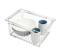 Panier de camping, organisateur de rangement pliable en acier inoxydable, organisateur de table de stockage des aliments de camping | Pour l'intérieur de la maison, pique-nique, barbecue, pêche