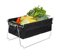 Panier de Camping Pliant-système de conteneur d'organisation de Stockage Multifonctionnel, Solution de Transport de Pique-Nique de Voyage Pliable en Plein air | Panier fourre-Tout Utilitaire Portable