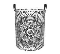 Panier De Chambre D'Enfant Flower Mandalas Laundry Basket Vêtements Sales Panier À Linge Léger Paniers À Vêtements Pour Le Salon La Salle De Bain Buanderie 40X50CM