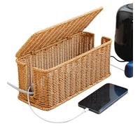 Panier de Chargement - Artisanat Unique tissé à la Main, Bien conçu, Couverture à 180 degrés, câbles en désordre efficacement organisés, Espace de Stockage pour | Ordre des pièces de Vie et de