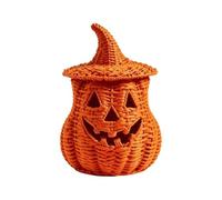 Panier de citrouilles, panier d'Halloween tissé, support de stockage de | Conception de citrouilles tissée, porte-bonbons de table, rangement Compact, pour Halloween, bureau, appartement, dortoir,
