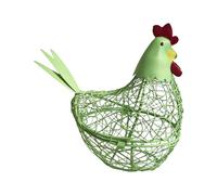 Panier de collecte d'œufs - Support décoratif de cuisine - Porte-œufs de poule en forme de poule - Pour jardin, jardin, jardin, jardin, Pâques, fruits, légumes, collation