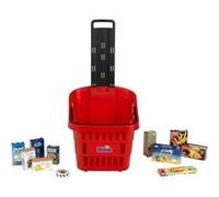 Panier de courses a roulettes garni My Market - 7256 - Des 2 ans Rouge G
