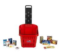 Klein Panier de courses à roulettes My Market 7256 garni boîtes factices multicolore TU Dès 2 ans