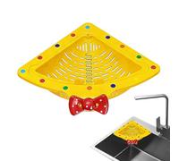 Panier de crépine d'évier de cuisine - Porte-déchets à clipser, organisateur triangulaire en maille | Les poignées du piège à débris produisent des épluchures de nouilles, boîtier, placard, Studio, ca