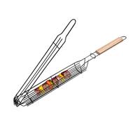 Panier de cuisson à viande - Grille de cuisson pour aliments - Pour restaurant, fête, pique-nique, cuisine, barbecue, légumes, fruits de mer, poissons, crevettes