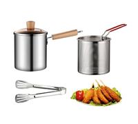 Panier De Cuisson Passoire Marmite à friteuse en acier inoxydable, poêle à frire, passoire, panier, poignée Pour Cuisine