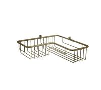 Panier de douche d'angle 27*27*7 cm or brosse - CRISTINA ONDYNA SH86896P
