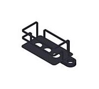 Panier de douche Giese Optisign 30786-14, fixation sur la barre de douche gauche, noir mat