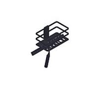 Panier de douche Giese Piano 30762-14 avec crochet et raclette, noir mat