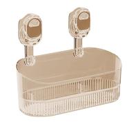 Panier de douche monté sur le mur - Support solide, étagère à ventouse | Organisateur amovible compact avec fonction imperméable sans perçage, Support de stockage de luxe pour fournitures de cuisine