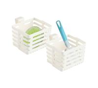 Panier De Douche Organisateur Rangement Mural Portable | 2 Paniers Extensibles Pour Salle De Bain Pour organiser votre douche, salle de bain, placard, porte, réfrigérateur, tiroir