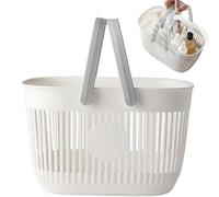 Panier de douche, panier de douche portable - Caddies de portables avec poignées | Support de mignon, boîte de de salle de bain, seau de de dortoir avec trous pour salle de