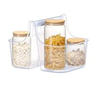 Panier de douche portable, organisateur de panier de nettoyage, Paniers de nettoyage tout usage avec poignée, Organisateur de rangement pour pépinière, paniers de rangement pour outils sous évier avec