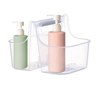 Panier de douche portable, organisateur de panier de nettoyage, Paniers de rangement de nettoyage avec poignée, Organisateur d'outils de nettoyage, fourre-tout de rangement avec trous de Drainage pour