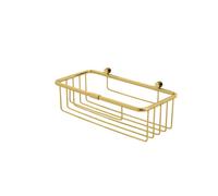 Panier de douche rectangulaire 25*22*8 cm dore - CRISTINA ONDYNA SHD1556P