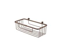 Panier de douche rectangulaire 25*22*8 cm or rose brosse - CRISTINA ONDYNA SHD1534P