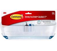 Command Strips BATH11-ES Command Shower Caddy With Water-Resistant Strips