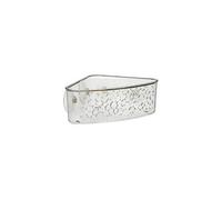 Panier de Douche Ventouse Galet 23cm Transparent