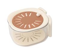 Panier de drainage de cuisine - Construction robuste en PP PET, poignée pliable de 16 x 14,5 cm, conception portable avec nettoyage rapide | Gérer efficacement lesplats, lesfruits, leslégumes et le