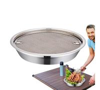 Panier de drainage de l'huile de poêle - Racks de vidange d'huile, Plaques de barbecue | Grille de vidange d'huile pour poêle en acier inoxydable, à grigl