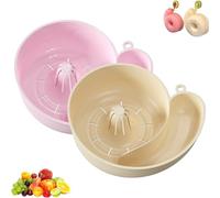 Panier de drainage d'escargon, bol de lavage rotatif à fruits et légumes avec broyeur, lave-fruits automatique et panier de nettoyage portable pour évier de cuisine (mélange)