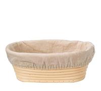Panier de Fermentation en rotin, ovale/cercle/Triangle, panier du pain osier et, paniers d'épreuve masse, outil cuisine 1 pièce Pour Boulanger(Oval 25X15X8cm)
