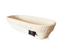 Panier de fermentation pour la cuisson du pain, panier de fermentation en rotin / osier - ovale, 35 cm (environ 1 kg de pâte à pain)