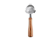 Panier De Filtre De Remplacement For Machine À Expresso, Outil Barista, Compatible Avec Breville Sage 870 878 880, Porte-filtre À Café Sans Fond De 54mm Nu.(54MM 3Ear-Rosewood A)