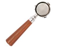 Panier De Filtre De Remplacement For Porte-filtre Sans Fond De 51 Mm, Compatible Avec Delonghi, EC680/EC310, Poignée De Machine À Expresso, Accessoire De Café(2-Ear rosewood-C)