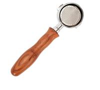 Panier De Filtre De Remplacement For Porte-filtre Sans Fond De 51 Mm, Compatible Avec Delonghi, EC680/EC310, Poignée De Machine À Expresso, Accessoire De Café(2-Ear rosewood-B)