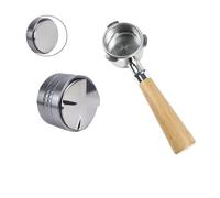 Panier De Filtre De Remplacement, Poignée Nue, Accessoires Barista, Outils De Café, Compatible For Breville Sage 870 878 880, Porte-filtre Sans Fond De 54 Mm.(Set of 54MM G)