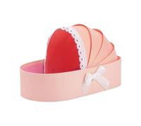 Panier de fleurs vide en forme de panier pour bouquets de fleurs pour fête prénatale, fête de mariage, boîte florale avec poche