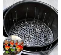 Panier de friteuse à air 2,6 l 3,5 L, capacité de remplacement pour modèles compatibles, panier de cuisson en fer noir avec haute compatibilité (2,6 l)