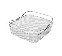 Panier de friteuse à air carré de 20 cm, panier en maille d'acier inoxydable 304 pour friteuse à air de 5,8 l et 6 l, panier de rechange avec poignée pour Instant Vortex Plus, COSORI, Phillips XXL