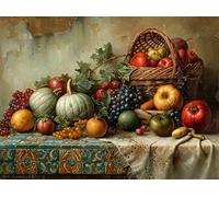 Panier de Fruits de Nature Morte Puzzles 300 Pièces pour Adultes Educa Challenge Créatif Difficile 3D Qualité Supérieure Décoration Moderne Relaxation Cadeau 300 PCS