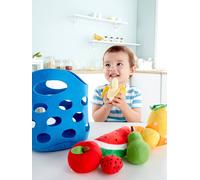 Hape Panier de fruits en feutrine – 7 pièces Multicolore – Jeu d'imitation pour enfants