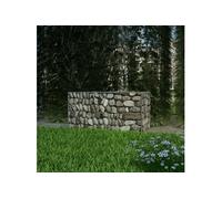 vidaXL Panier de gabion Acier galvanisé 100x50x50 cm 142549
