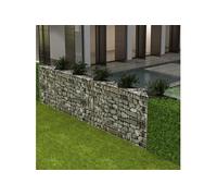 vidaXL Panier Gabion Jardinière Parterre Surélevé Acier Jardin Patio Extérieur 142537