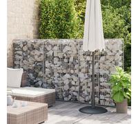 vidaXL Panier de gabion avec couvercle 141042 - fil galvanisé 150 x 100 x 30 cm