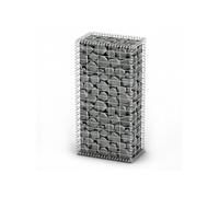 Panier de gabion avec couvercle Fil galvanisé 100x50x30 cm