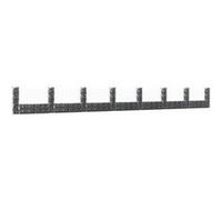 vidaXL Panier de gabion en U avec 8 poteaux - Fer 860x20x100 cm - Mur de soutènement