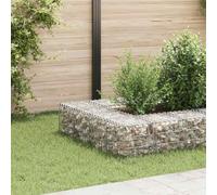Panier de Gabion, Gabion pour Pierre Panier à Pierre Lit surélevé Cube à Gabion Fil d'acier 30x30x30 cm